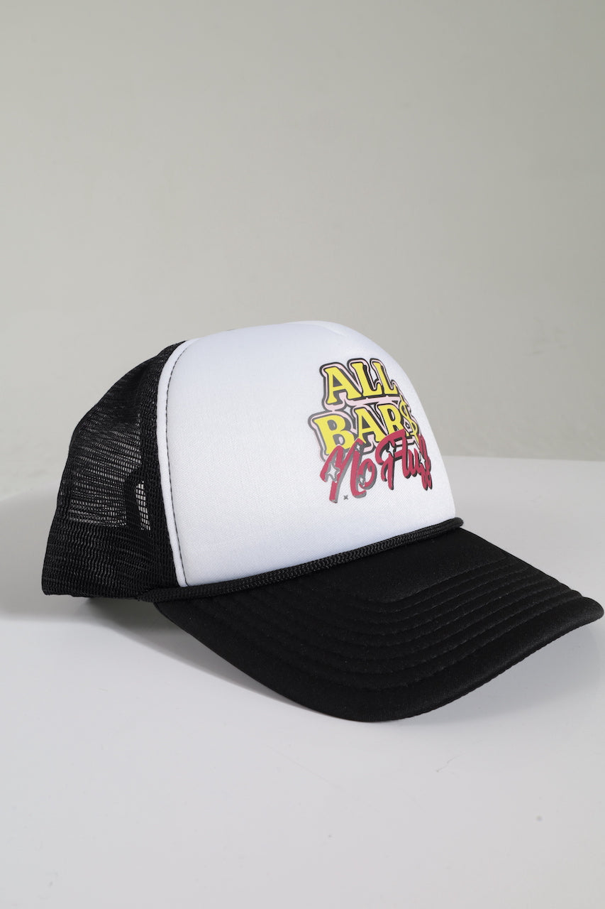 All bars No Fluff Trucker Hat