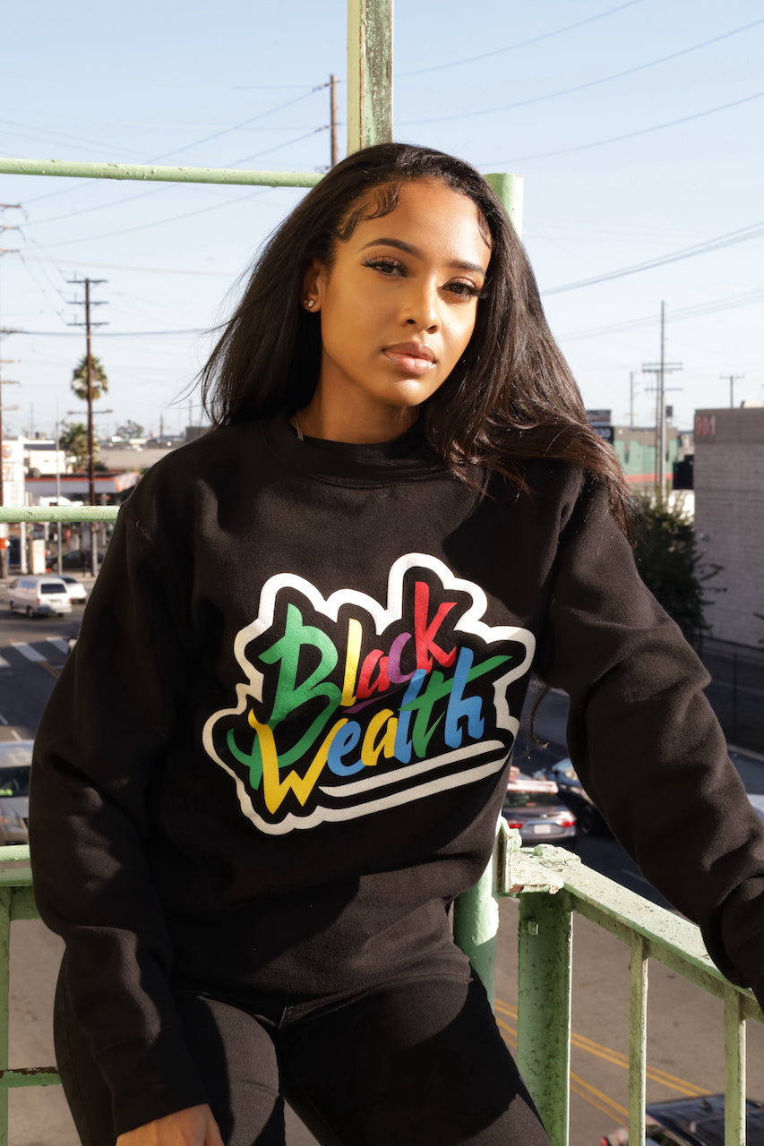 Black Wealth Crewneck